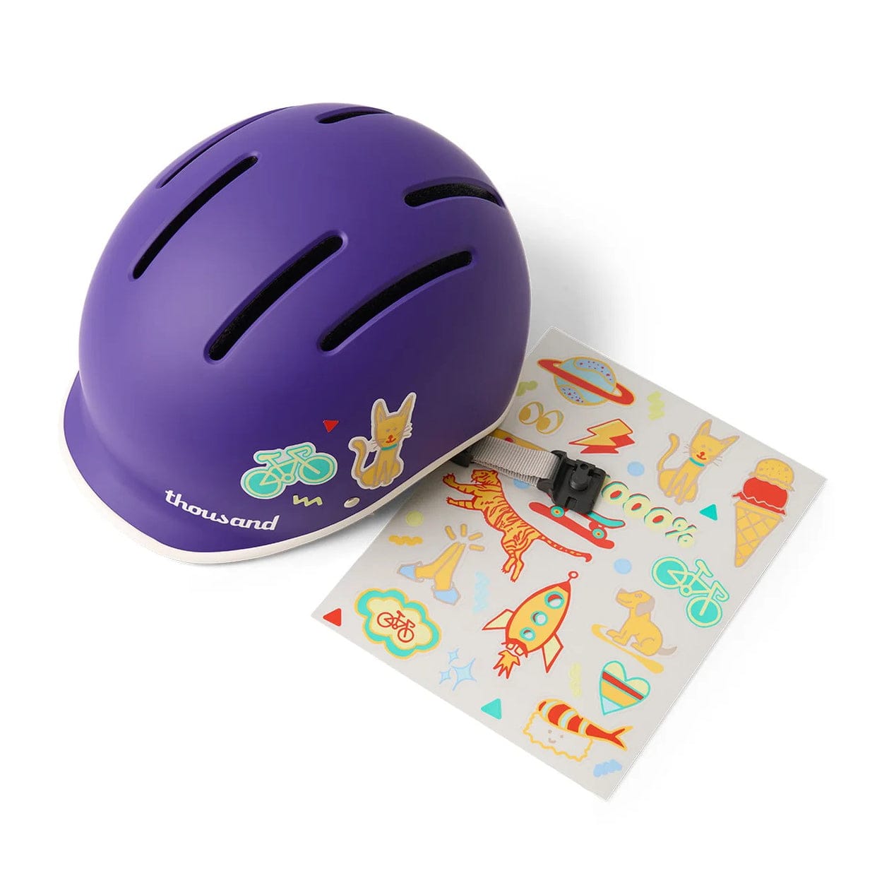 Thousand Jr. Kids Helmet - Party Purple Thousand Jr. Kids Helmet - Party Purple