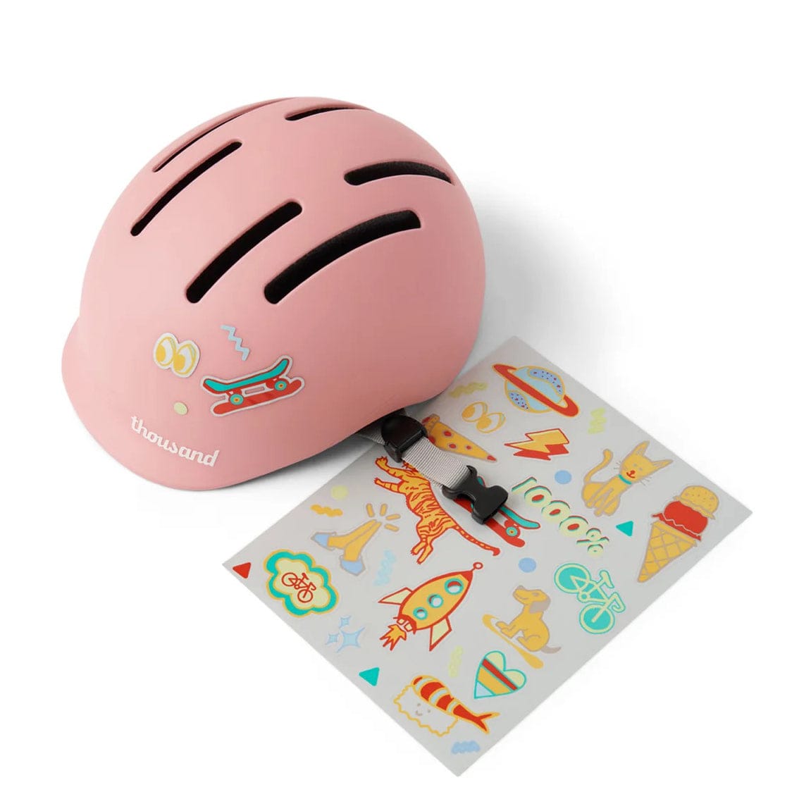 Thousand Jr Collection Toddler Helmet - Plush Pink (1-3 Years) - THGL05020700