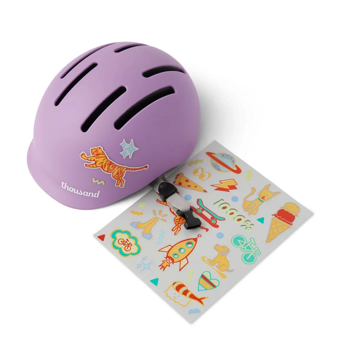 Thousand Jr Collection Toddler Helmet - Power Purple (1-3 Years) - THGL05030700