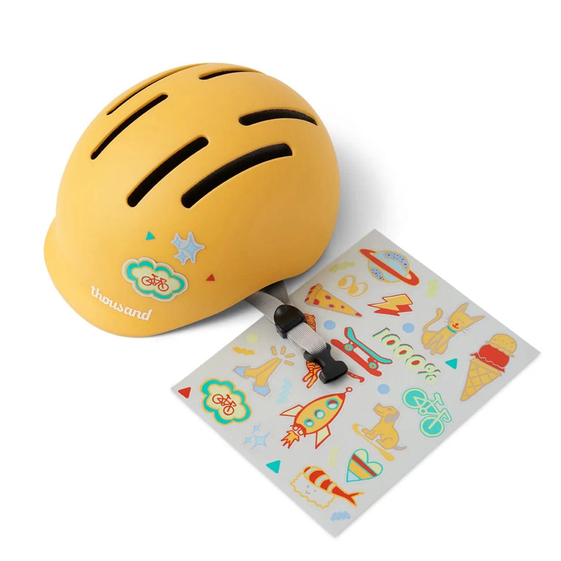 Thousand Jr Collection Toddler Helmet - Hello Yellow (1-3 Years) - THGL05050700