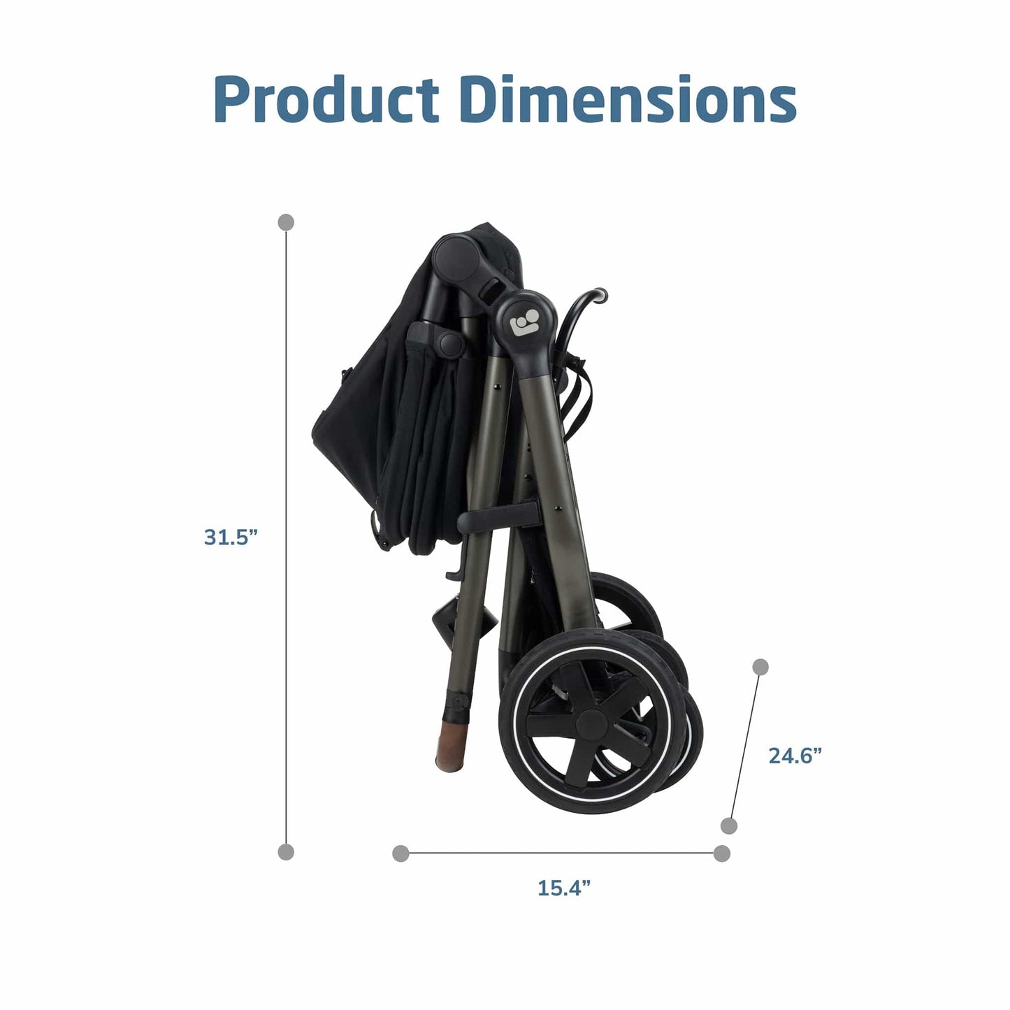 Maxi-Cosi Zelia 2 Luxe 5-in-1 Modular Travel System - Onyx Sand