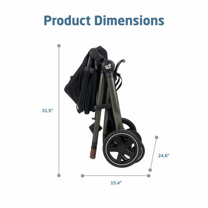 Maxi-Cosi Zelia 2 Luxe 5-in-1 Modular Travel System - Onyx Sand