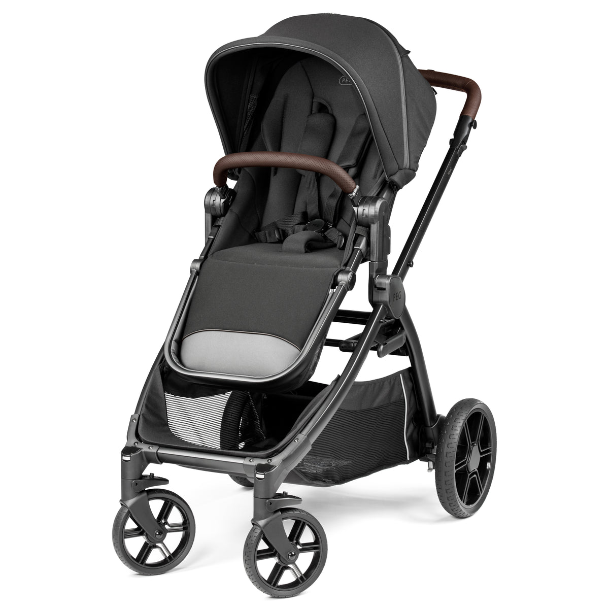 PEG YPSI Single-to-Double Stroller - True Black