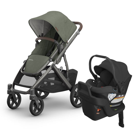 UPPAbaby Vista V3 + Aria Travel System Bundle - Evelyn / Jake - TRVL-ARIA-0303-VSO-NA-EVE