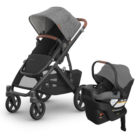 UPPAbaby Vista V3 + Aria V2 Travel System Bundle - Greyson / Greyson - TRVL-ARIA-V2-0303-VSO-NA-GRY