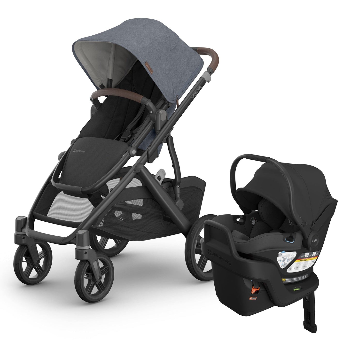 UPPAbaby Vista V3 + Aria V2 Travel System Bundle - Julian / Jake - TRVL-ARIA-V2-0303-VSO-NA-JUL