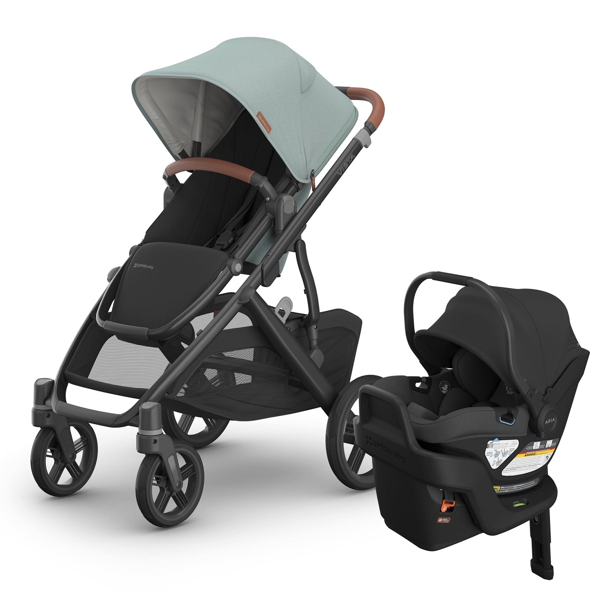 UPPAbaby Vista V3 + Aria V2 Travel System Bundle - Kenzi / Jake - TRVL-ARIA-V2-0303-VSO-NA-KNZ