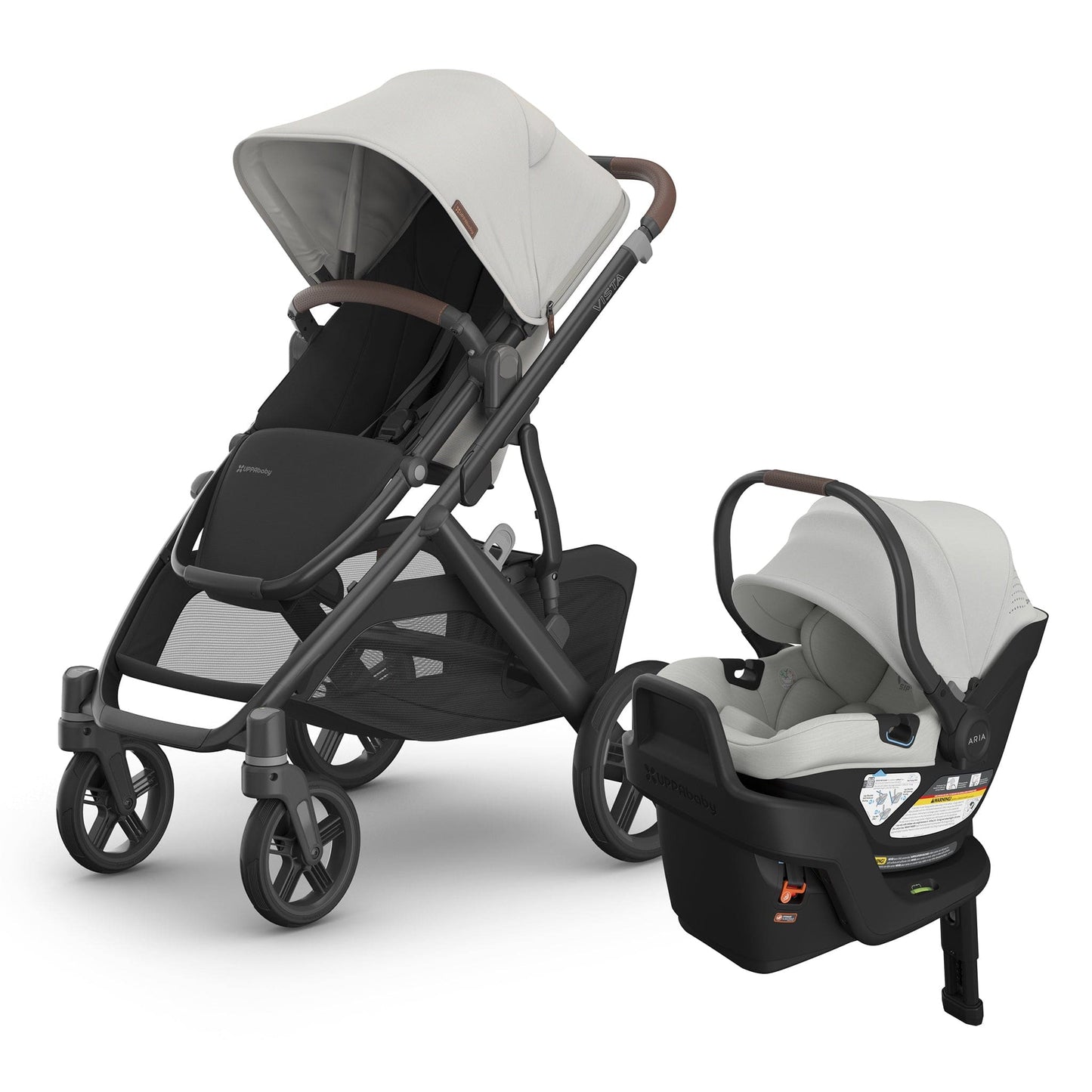 UPPAbaby Vista V3 + Aria V2 Travel System Bundle - Savannah / Savannah - TRVL-ARIA-V2-0303-VSO-NA-SAV