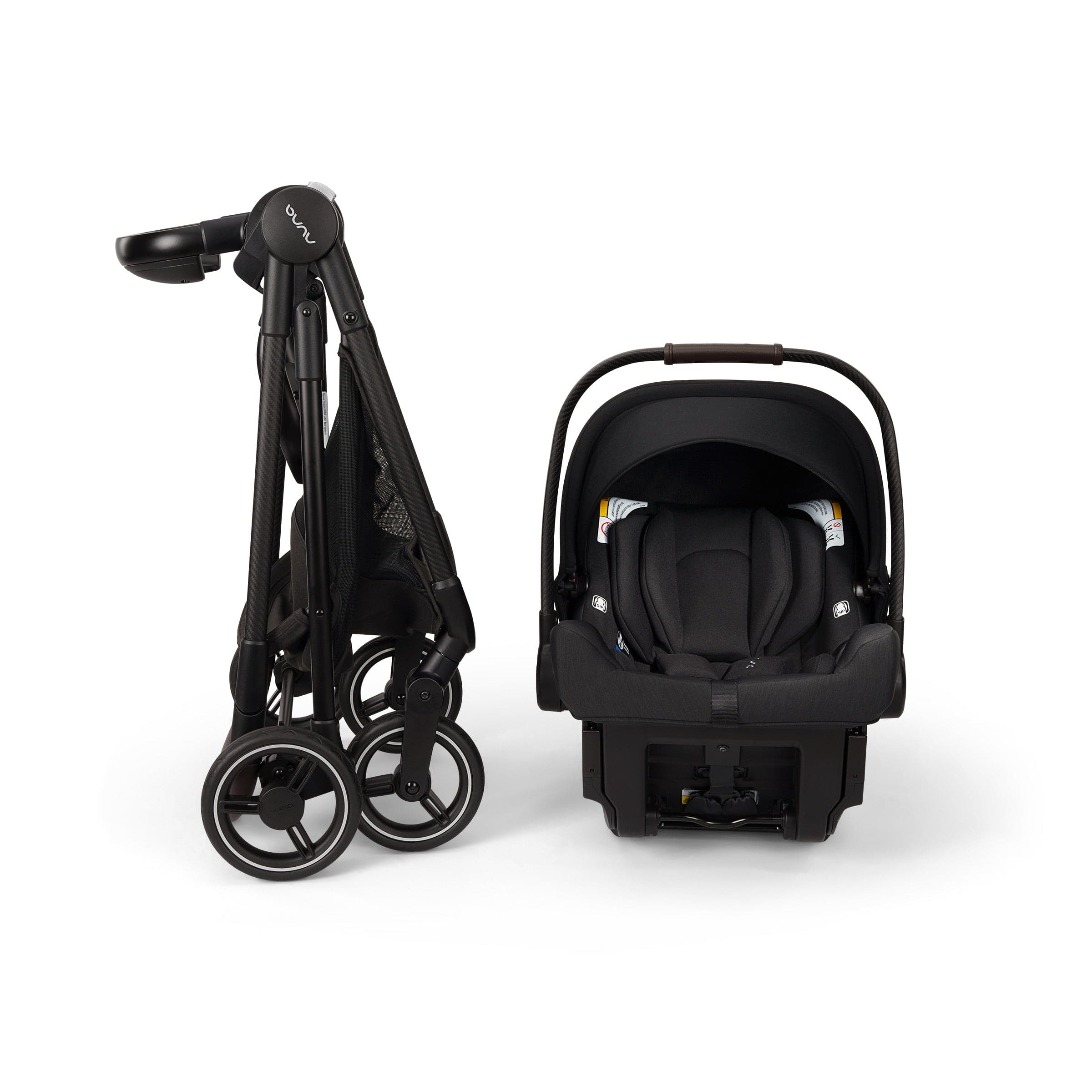 Nuna Flex Stroller + PIPA urbn Baseless Infant Car Seat Travel