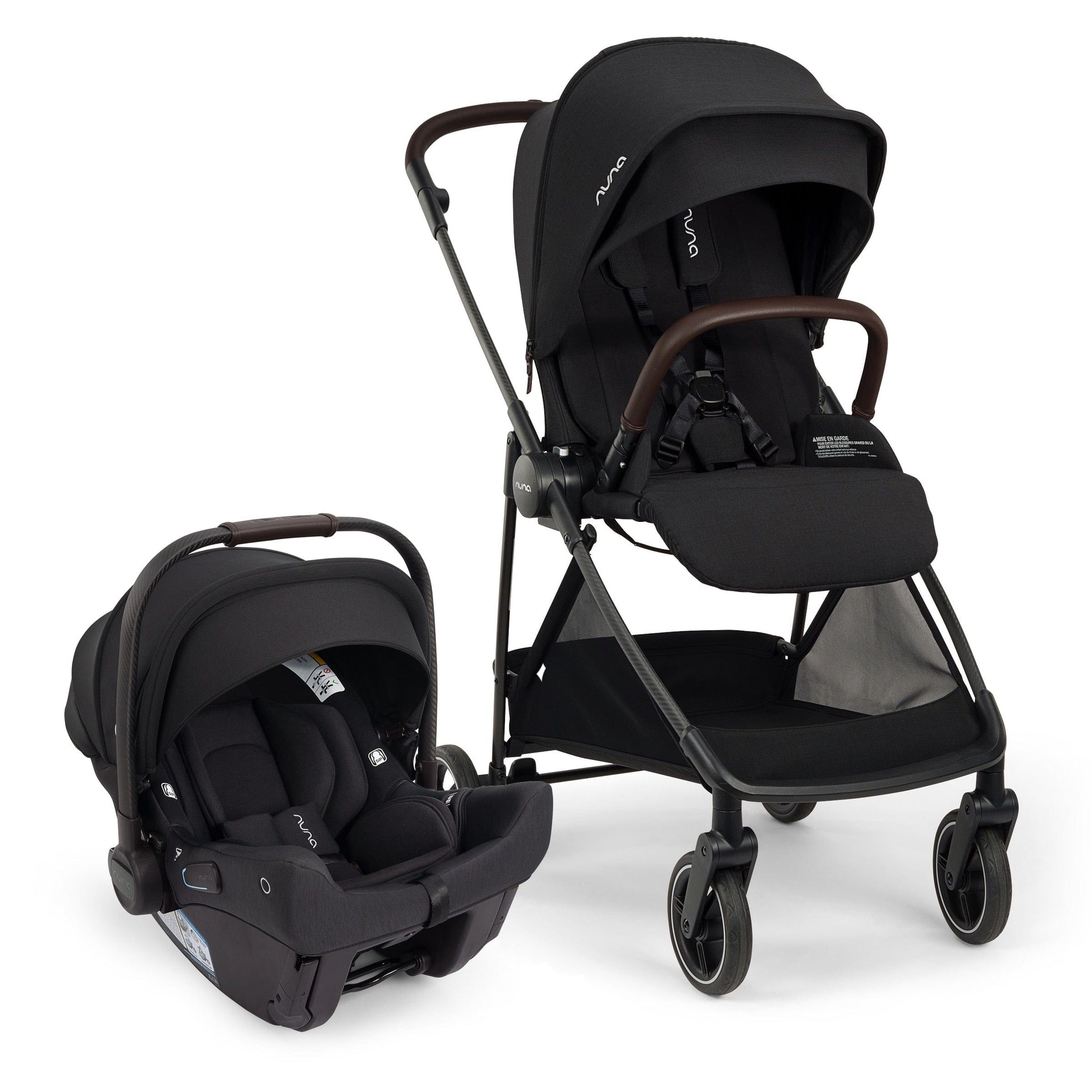 Nuna PIPA urbn Flex Travel System Bundle - Caviar - TS16015600CVR-SA16070CVR
