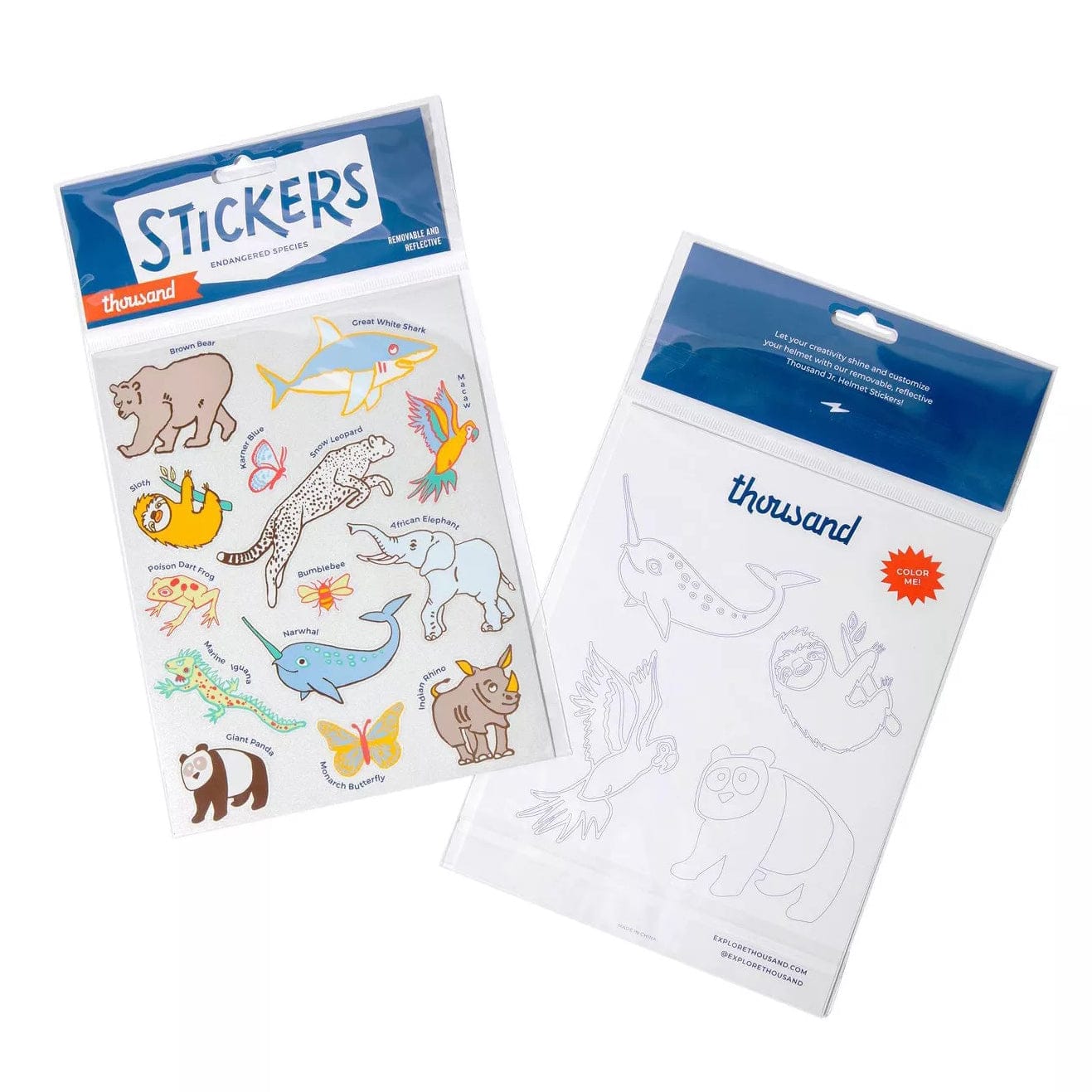 Thousand Jr Sticker Sheet - Endangered Species - TSGL02100100