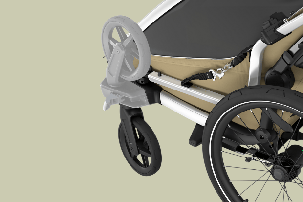 thule bike stroller double Thule Chariot Cross 2 Double Multisport Bike Trailer + Stroller