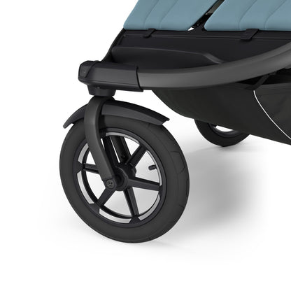 Thule Urban Glide 3 Double Jogging Stroller with Magnetic Buckle - Mid Blue (Albee Exclusive) - 10101714