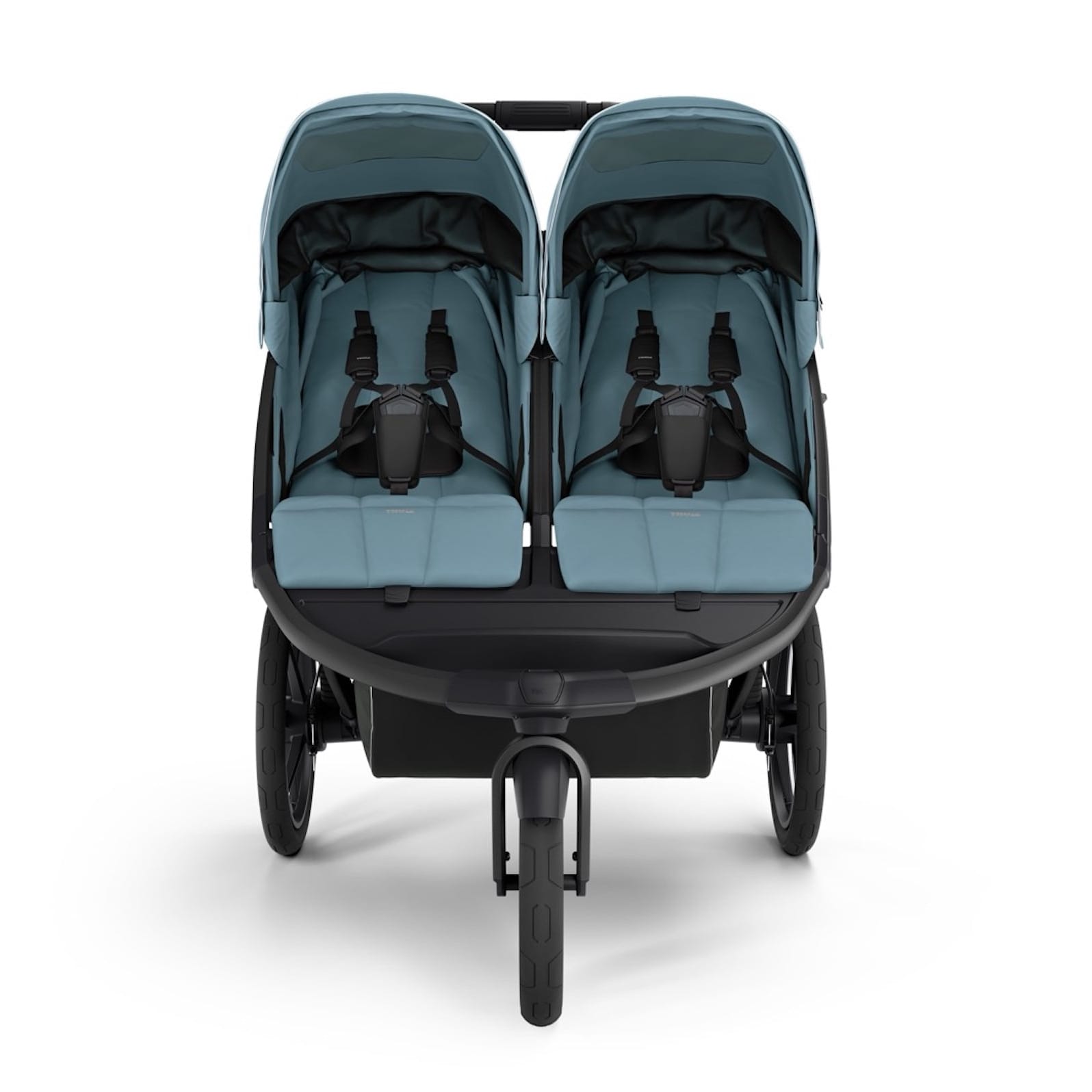Thule Urban Glide 3 Double Jogging Stroller with Magnetic Buckle - Mid Blue (Albee Exclusive) - 10101714