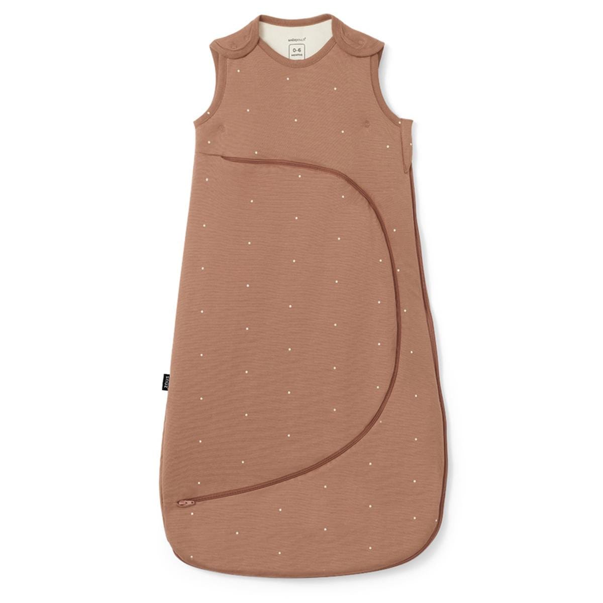 Snuz SnuzPouch Sleeping Bag, 1.0 TOG - Blush/Dot (0-6 months) - USSW008AG