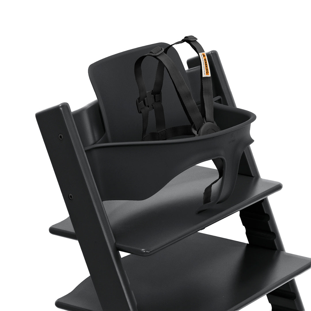 Tripp Trapp Baby Set2 - Black with Black Harness