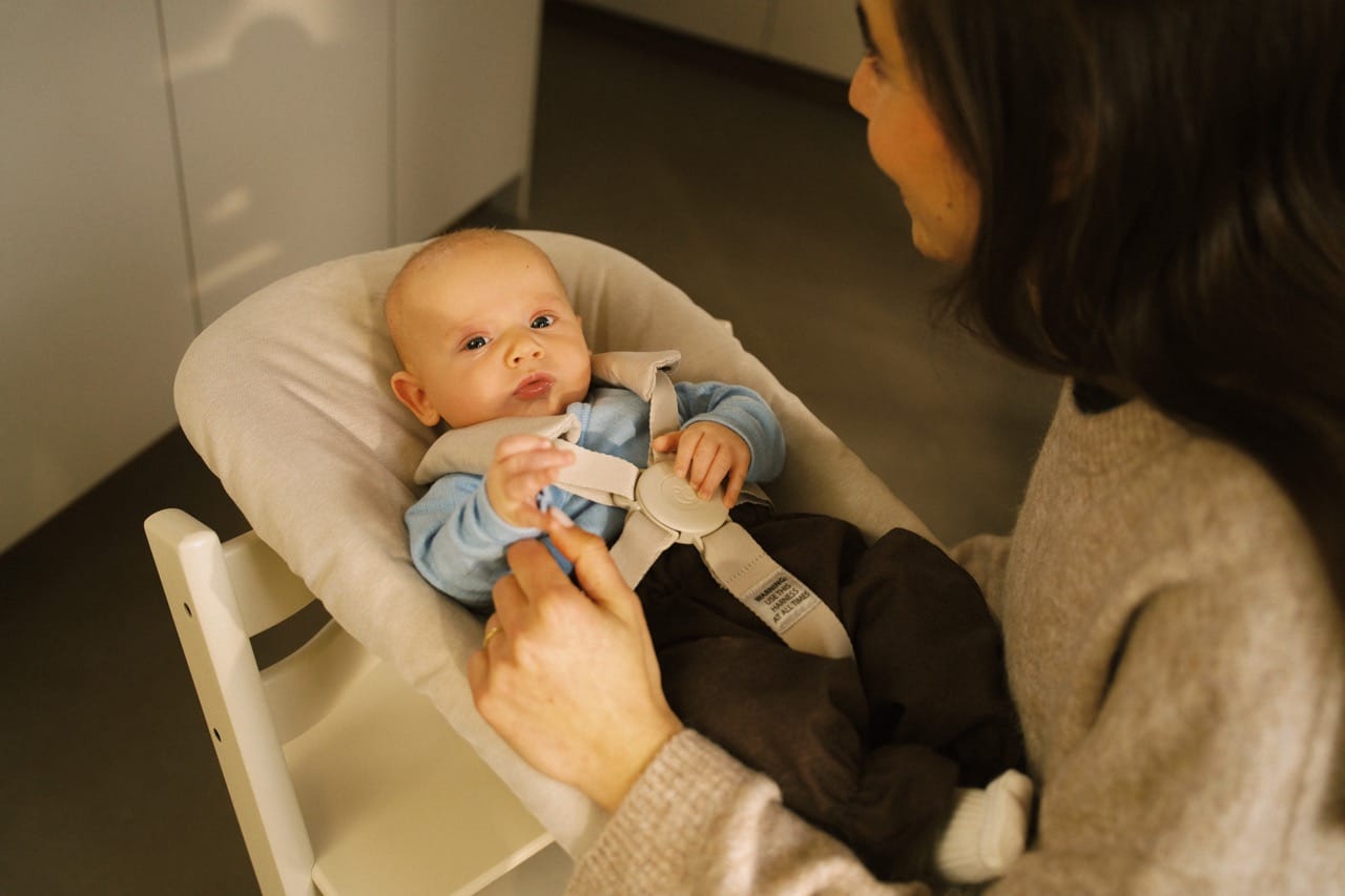 Stokke Tripp Trapp Newborn Set - Vanilla White – Albee Baby