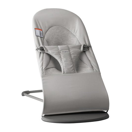 BabyBjörn Bouncer Balance Soft, Woven / Jersey Tri-Fabric - Light Gray