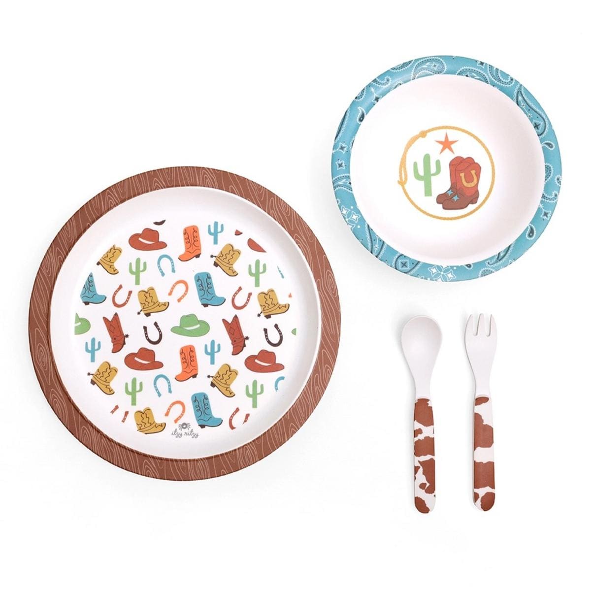 Itzy Ritzy Itzy Bistro Mealtime Tableware Set - Giddy Up! - 807201882