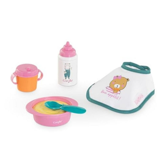 Corolle 12" Small Mealtime Set - Pink