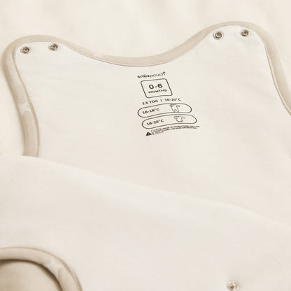Snuz SnuzPouch Sleeping Bag, 1.0 TOG - Cashmere/Cross (0-6 months) - USSW008AE