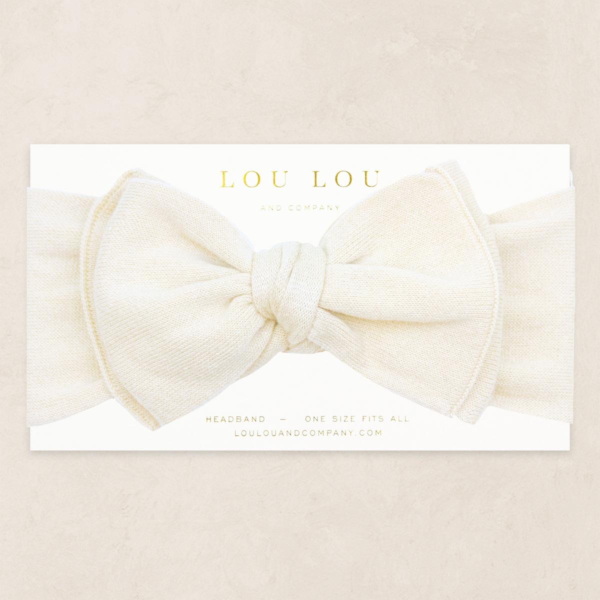 Lou Lou & Company Knit Headband - Ivory