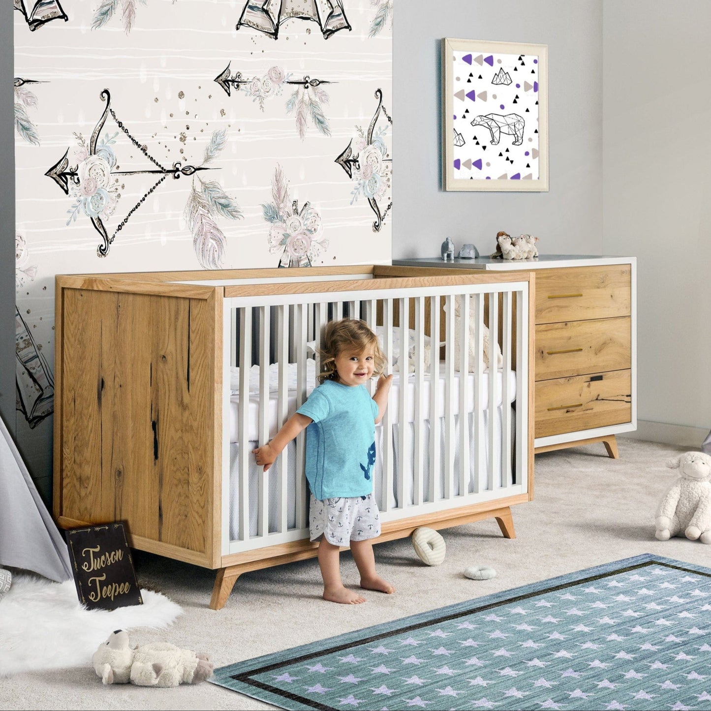 Romina Furniture Uptown Classic Crib