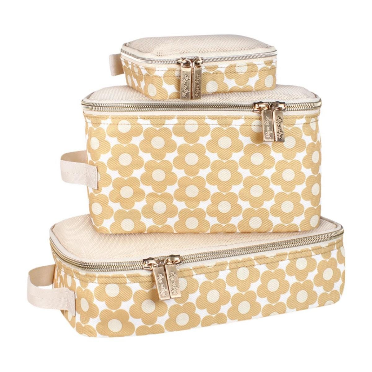 Itzy Ritzy Packing Cubes - Milk & Honey - PC8519