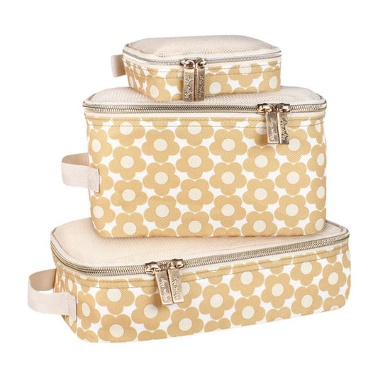 Itzy Ritzy Packing Cubes - Milk & Honey - PC8519