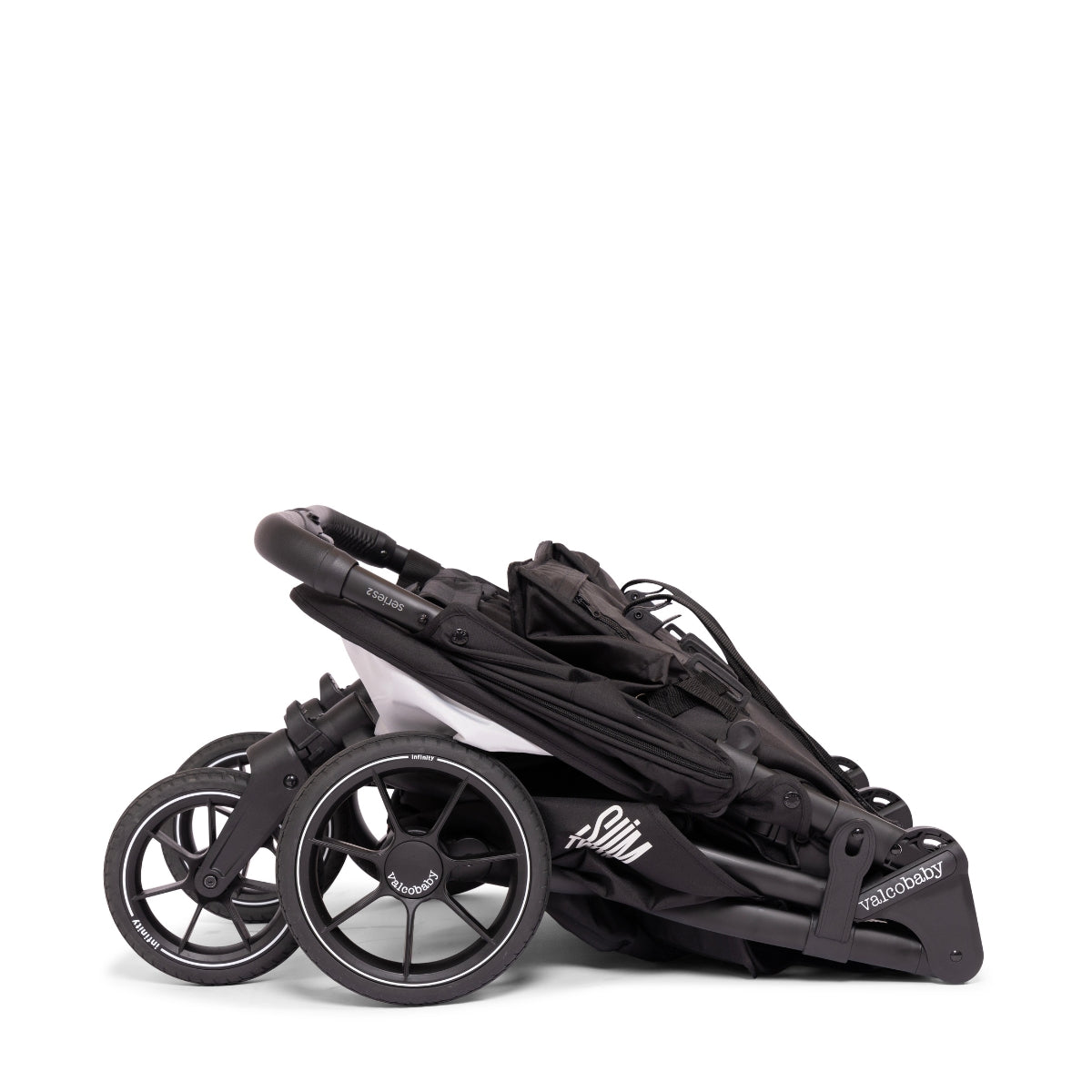 Valco Slim Twin S2 Stroller - Pitch Black