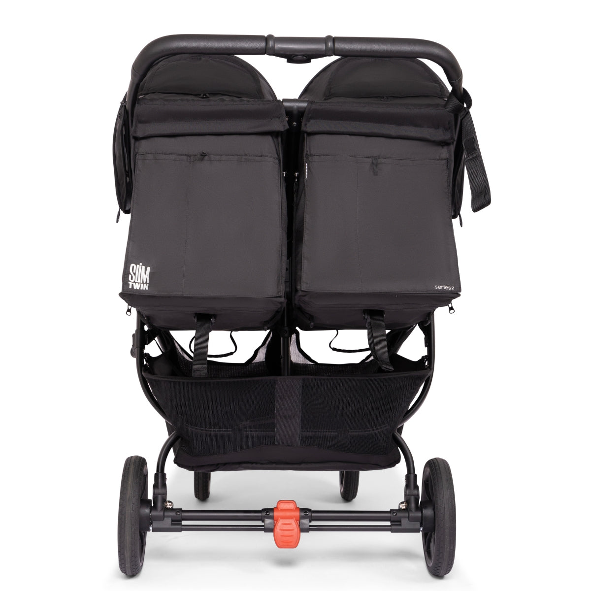 Valco Slim Twin S2 Stroller - Pitch Black