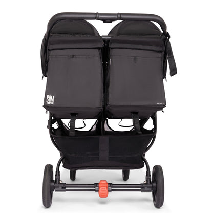 Valco Slim Twin S2 Stroller - Pitch Black
