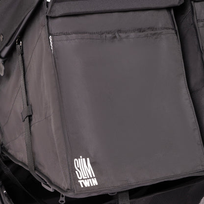 Valco Slim Twin S2 Stroller - Pitch Black