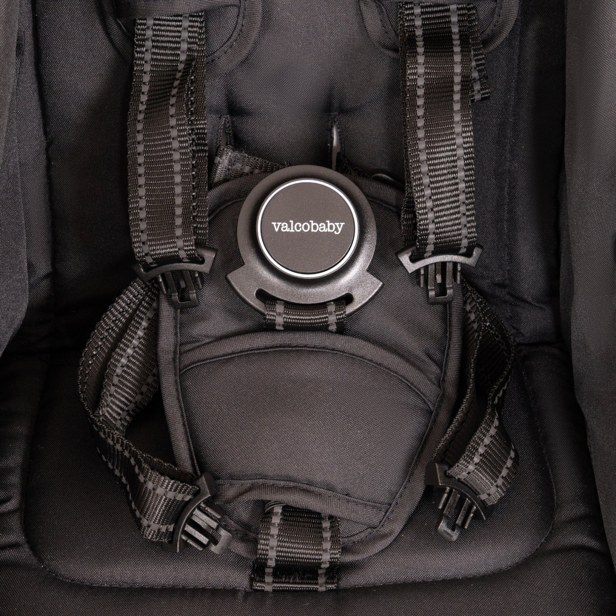 Valco Slim Twin S2 Stroller - Pitch Black