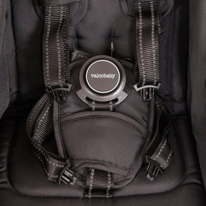 Valco Slim Twin S2 Stroller - Pitch Black