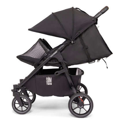 Valco Slim Twin S2 Stroller - Pitch Black