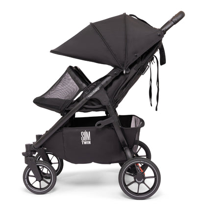 Valco Slim Twin S2 Stroller - Pitch Black