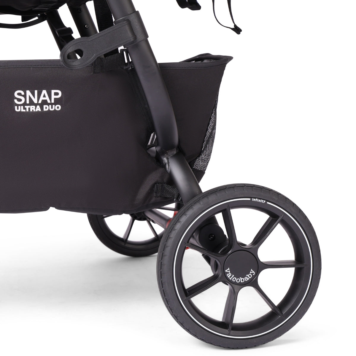 Valco Ultra Duo S2 Double Stroller - Pitch Black