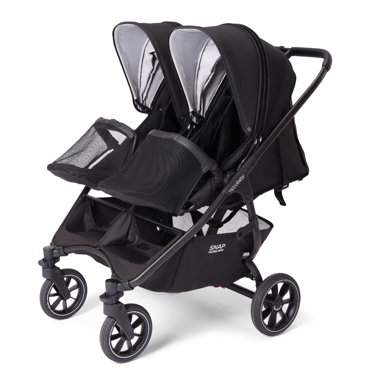 Valco Ultra Duo S2 Double Stroller - Pitch Black