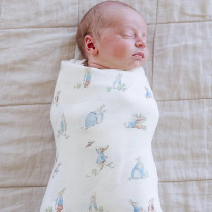 Saranoni Peter Rabbit Swaddles 2-Pack - Boy