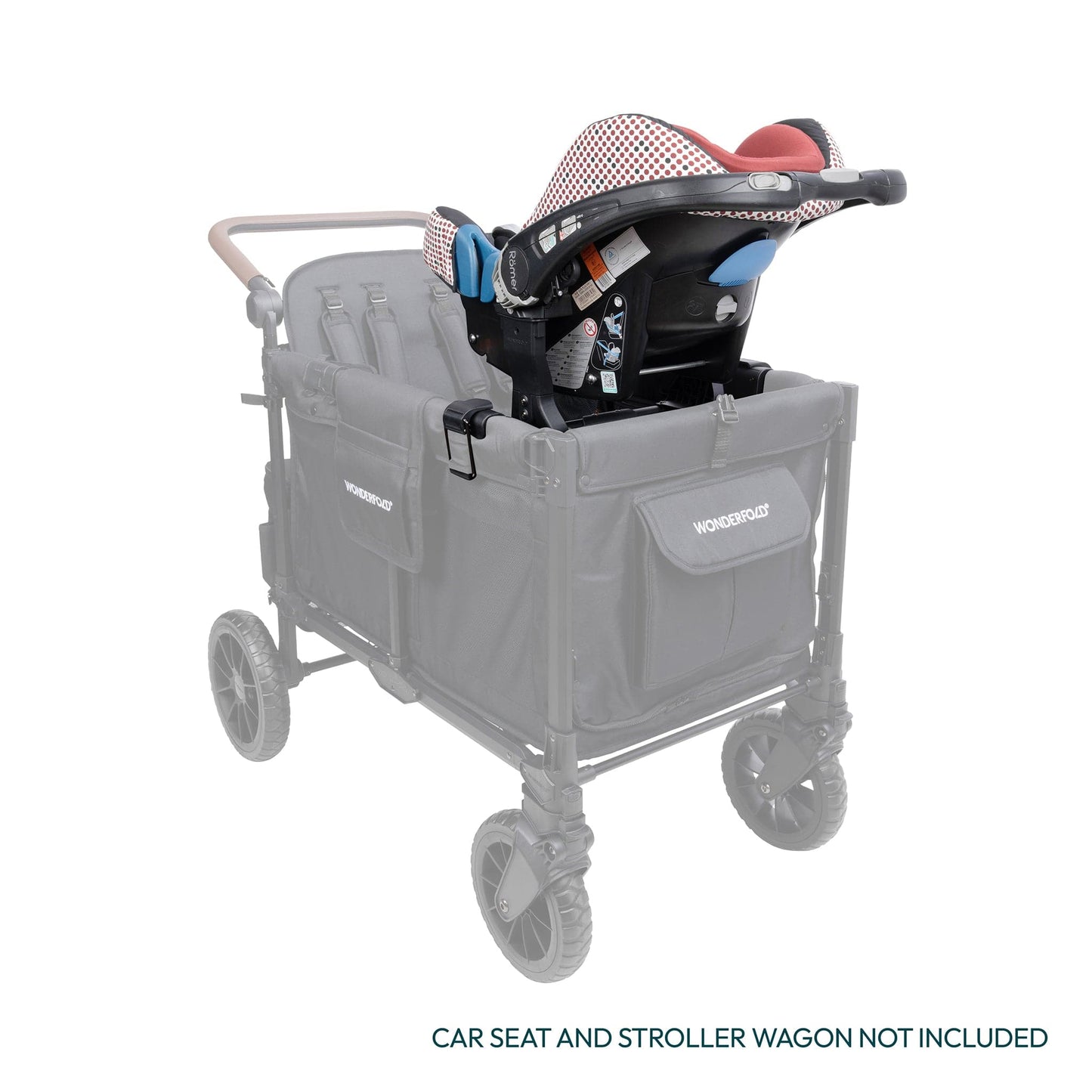 WonderFold W4 / W6 Pro Series Car Seat Adapter - Britax - W4W6PCSA-BRT