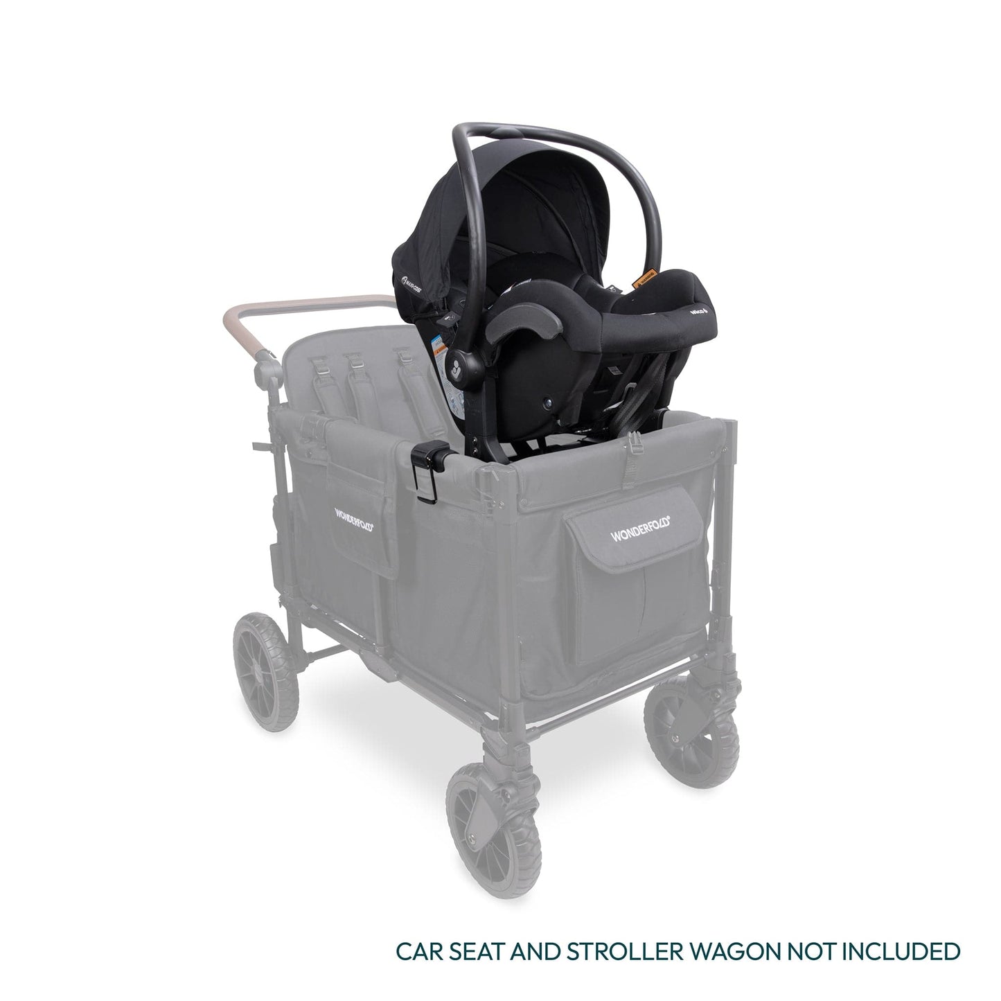 WonderFold W4 / W6 Pro Series Car Seat Adapter - Cybex, Nuna, Maxi-Cosi - W4W6PCSA-CNM