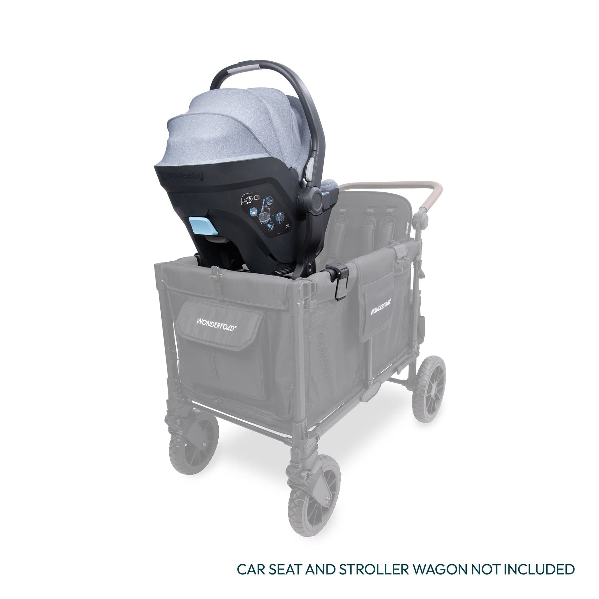 WonderFold W4 / W6 Pro Series Car Seat Adapter - UPPAbaby - W4W6PCSA-UPB