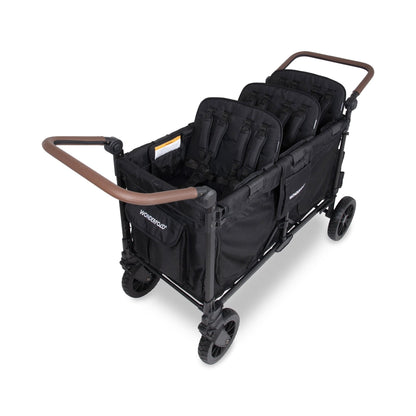 WonderFold W6 Pro (6 Seater) Stroller Wagon - Jet Black - W6LUXP-BLK