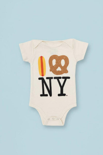 PiccoliNY Hot Dog Pretzel NY Onesie - 3-6 Months