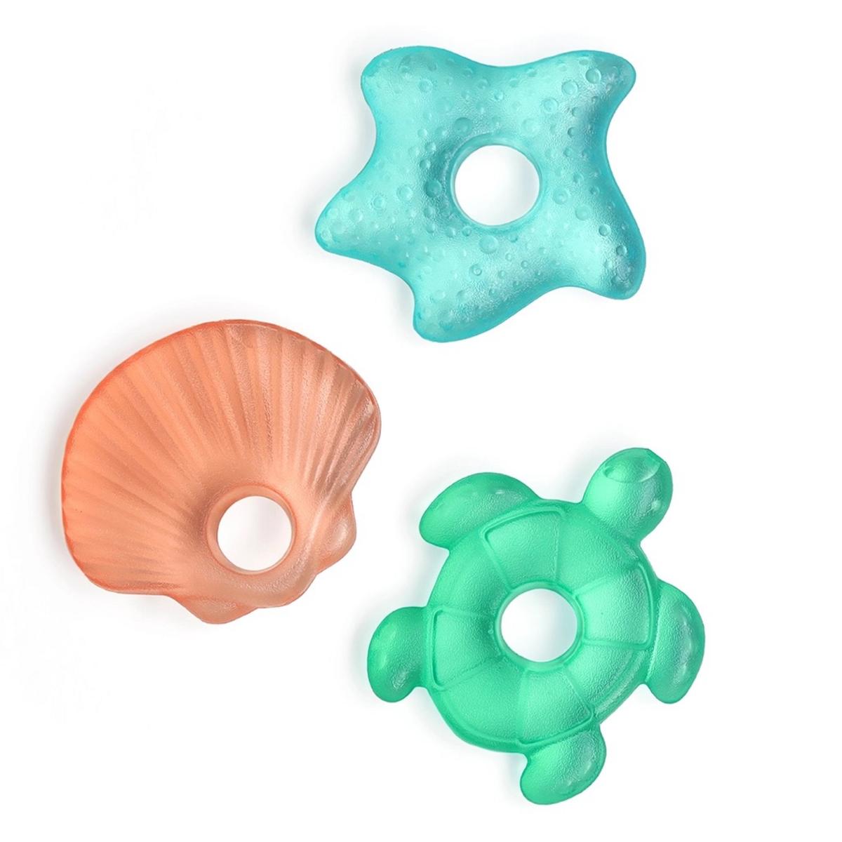 Itzy Ritzy Cutie Coolers Water-filled Teether - Seaside (3-Pack) - 604601868