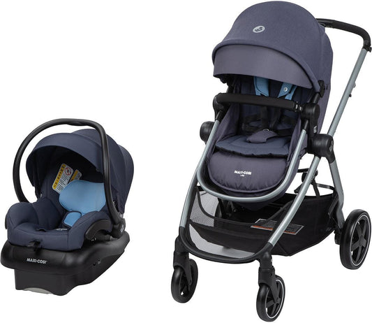 Maxi-Cosi OPEN BOX Zelia 2 Travel System - Slated Sky - TR426FXQ-ob