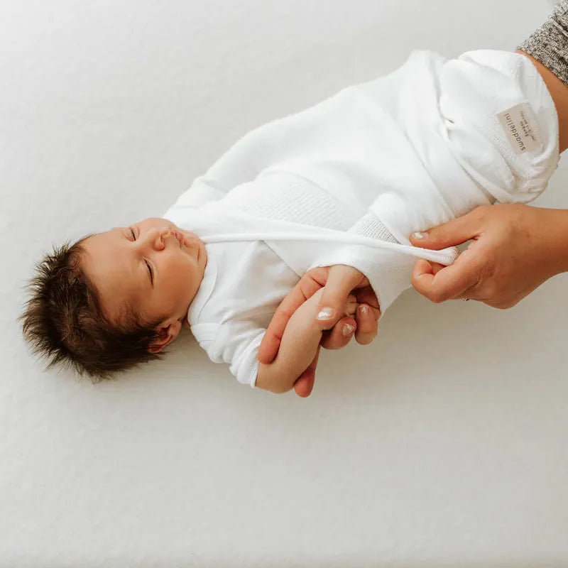 Swaddelini Bamboo Blend Sleep Sack Swaddle - Undyed (6-12LBS)