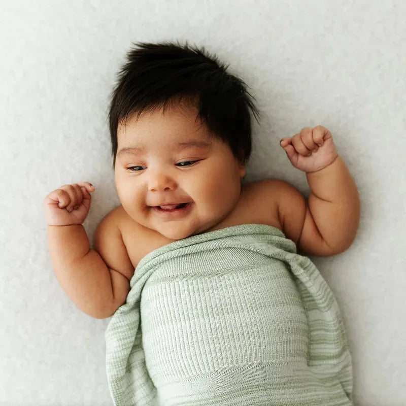 Swaddelini Bamboo Blend Sleep Sack Swaddle - Mint (6-12LBS)