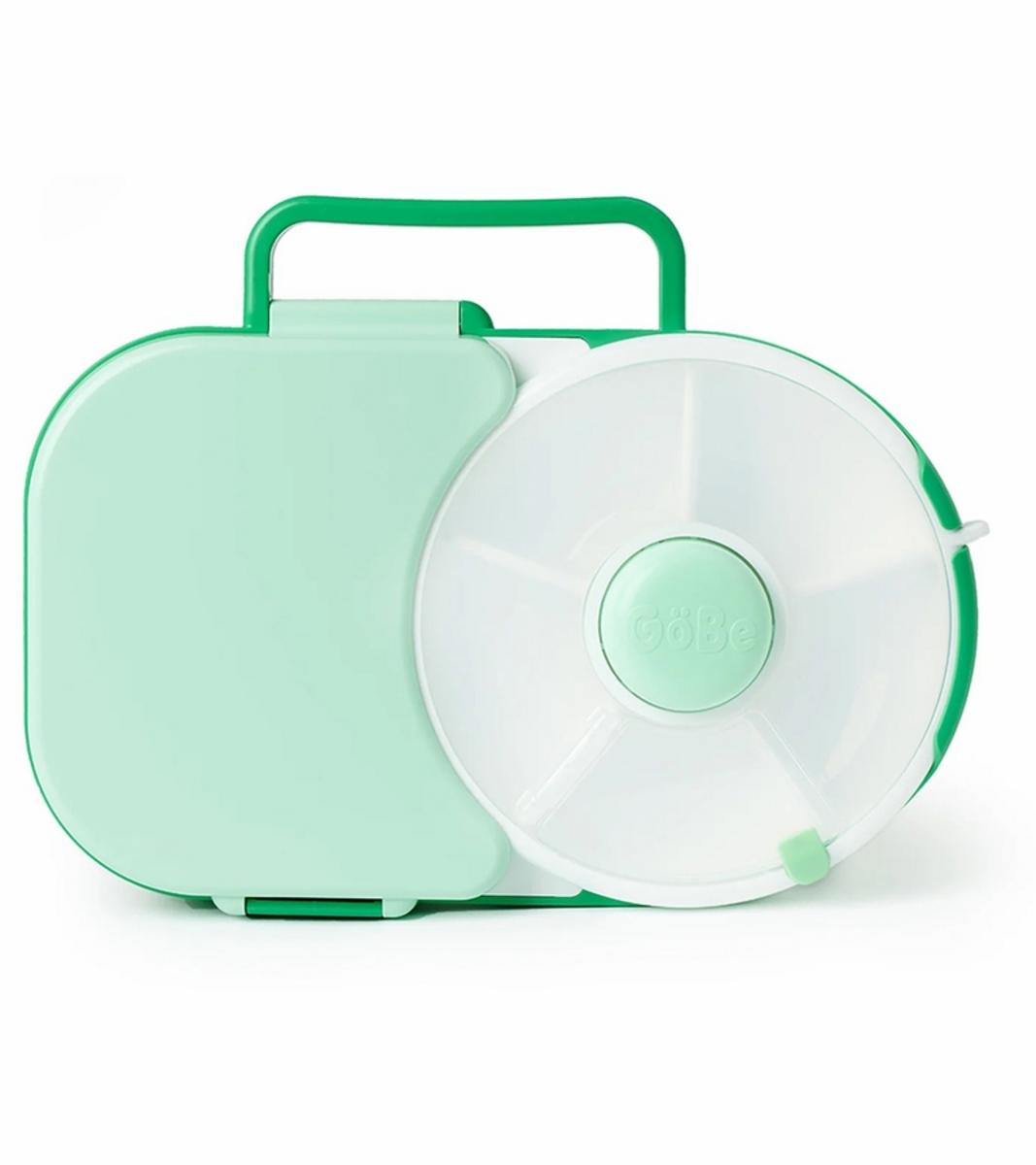 GoBe Kids 2-in-1 Lunchbox with Small Snack Spinner Flip - Sage Green